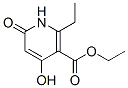 2-Ethyl-1,6-dihydro-4-hydroxy-6-(oxo)nicotinic acid ethyl ester 结构式