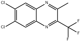 6,7-二氯-2-甲基-3-三氟甲基喹喔啉 结构式