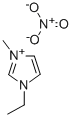 1-乙基-3-甲基咪唑硝酸盐 结构式