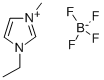 1-乙基-3-甲基咪唑四氟硼酸盐 结构式