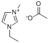 1-乙基-3-甲基咪唑醋酸盐 结构式