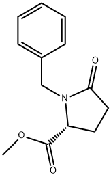 (R)-METHYL 1-BENZYL-5-OXOPYRROLIDINE-2-CARBOXYLATE 结构式