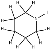 哌啶-D11 结构式