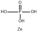 zinc hydrogen phosphate  结构式