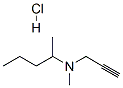 N-methyl-N-prop-2-ynyl-pentan-2-amine hydrochloride 结构式