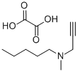 1-Pentanamine, N-methyl-N-2-propynyl-, ethanedioate (1:1) 结构式