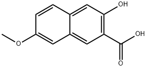 3-HYDROXY-7-METHOXY-2-NAPHTHOIC ACID 结构式