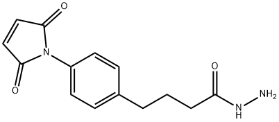 4-(4-N-马来酰亚胺基苯基)-丁酰肼三氟醋酸盐 结构式