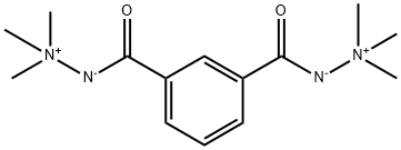 2,2'-isophthaloyl bis(trimethylhydrazinium) 结构式