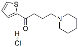 4-(1-piperidyl)-1-thiophen-2-yl-butan-1-one hydrochloride 结构式