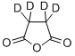 琥珀酸酐-2,2,3,3-D4 结构式