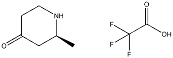 (S)-2-methylpiperidin-4-one hydrochloride 结构式