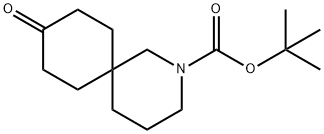 9-氧代-2-氮杂螺[5.5]十一烷-2-羧酸叔丁酯 结构式