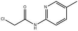 2-氯-N-(5-甲基-2-吡啶基)乙酰胺 结构式