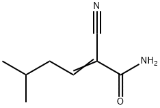 2-Hexenamide,  2-cyano-5-methyl- 结构式