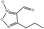 1,2,5-Oxadiazole-3-carboxaldehyde, 4-propyl-, 2-oxide (9CI) 结构式