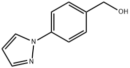 4-吡唑-1-基苯甲醇 结构式