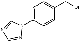 4-(1H-1,2,4-三唑-1-基)苄醇 结构式