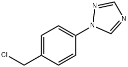 1-(4-(氯甲基)苯基)-1H-1,2,4-三唑 结构式