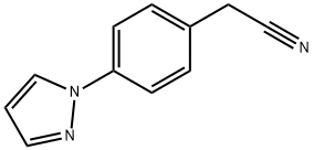 4-(1H-PYRAZOL-1-YL)PHENYL]ACETONITRILE 结构式