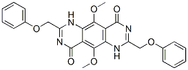 Pyrimido[4,5-g]quinazoline-4,9-dione,  1,6-dihydro-5,10-dimethoxy-2,7-bis(phenoxymethyl)-  (9CI) 结构式