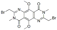 Pyrimido[4,5-g]quinazoline-4,9-dione,  2,7-bis(bromomethyl)-3,8-dihydro-5,10-dimethoxy-3,8-dimethyl- 结构式