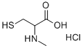 3-巯基-2-(甲基氨基)丙酸盐酸盐 结构式