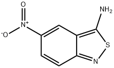 3-氨基-5-硝基苯并异噻唑 结构式