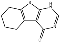 5,6,7,8-四氢-[1]苯并噻吩并[2,3-D]嘧啶-4-醇 结构式