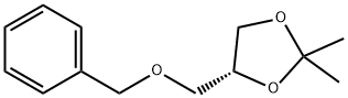 (R)-4-苄氧甲基-2,2-二甲基-1,3-二氧戊环 结构式