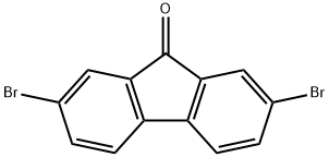 2,7-二溴-9-芴酮 结构式
