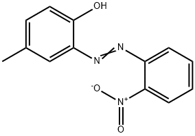2-(2'-硝基苯偶氮)-4-甲基酚 结构式
