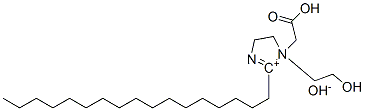 1-(carboxymethyl)-2-heptadecyl-1-(2-hydroxyethyl)imidazolin-2-ium hydroxide  结构式
