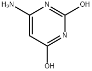 6-AMINOPYRIMIDINE-2,4-DIOL 结构式