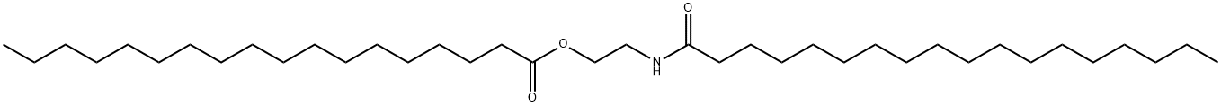 硬脂酸2-[(1-十八烷酰基)氨基]乙脂 结构式