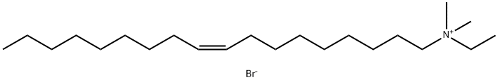 Oleyl dimethyl ethyl ammonium bromide 结构式