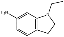 1-乙基-2,3-二氢-1H-吲哚-6-胺 结构式