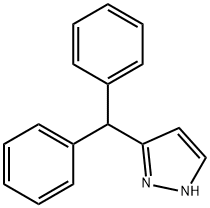 5-二苯甲基-1H-吡唑 结构式