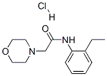 N-(2-ethylphenyl)-2-morpholin-4-yl-acetamide hydrochloride 结构式