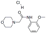 N-(2-methoxyphenyl)-2-morpholin-4-yl-acetamide hydrochloride 结构式