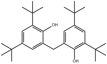 双(3,5-二叔丁基-2-羟基苯基)甲烷 结构式