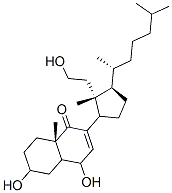 9,11-seco-3,6,11-trihydroxycholest-7-en-9-one 结构式