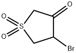 4-溴二氢噻吩-3(2H)-酮1,1-二氧化物 结构式