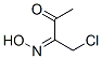 4-氯-3-(羟基亚氨基)丁-2-酮 结构式