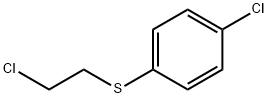 1-氯-4-[(2-氯乙基)硫代]苯 结构式