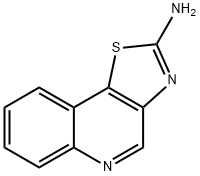 2-氨基噻唑并[4,5-C]喹啉 结构式