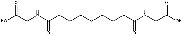 2-[8-(carboxymethylcarbamoyl)octanoylamino]acetic acid 结构式