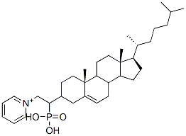 cholesterylphosphorylethylpyridinium 结构式
