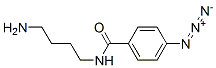 N-(4-azidobenzoyl)putrescine 结构式