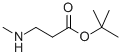 3-(甲氨基)丙酸叔丁酯 结构式